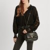 Svarta Ralph Lauren Nappa Läder Medium Axelväskor för kvinnor Svarta Ralph Lauren Nappa Läder Medium Axelväskor för kvinnor