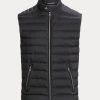 Svarta Ralph Lauren Otis jackor med mockaskjorta för män Svarta Ralph Lauren Otis jackor med mockaskjorta för män