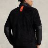 Svarta Ralph Lauren Pile fleecejackor för män Svarta Ralph Lauren Pile fleecejackor för män