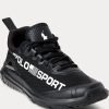 Svarta Ralph Lauren Polo Sport Tech Racer Sneakers för kvinnor Svarta Ralph Lauren Polo Sport Tech Racer Sneakers för kvinnor
