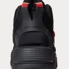 Svarta Ralph Lauren PS100 High-Top Sneakers för män Svarta Ralph Lauren PS100 High-Top Sneakers för män