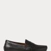 Svarta Ralph Lauren Reynold Full-grain Driver Casual Skor för män Svarta Ralph Lauren Reynold Full-grain Driver Casual Skor för män