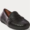 Svarta Ralph Lauren Reynold Full-grain Driver Casual Skor för män Svarta Ralph Lauren Reynold Full-grain Driver Casual Skor för män