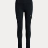 Svarta Ralph Lauren Stirrup Stretch Leggings för kvinnor Svarta Ralph Lauren Stirrup Stretch Leggings för kvinnor