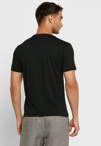 Svarta Ralph Lauren T-shirts med broderade logotyper för män