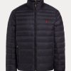 Svarta Ralph Lauren The Packable jackor för män Svarta Ralph Lauren The Packable jackor för män