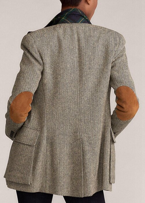 Svarta Ralph Lauren The Tweed Blazers för kvinnor Svarta Ralph Lauren The Tweed Blazers för kvinnor