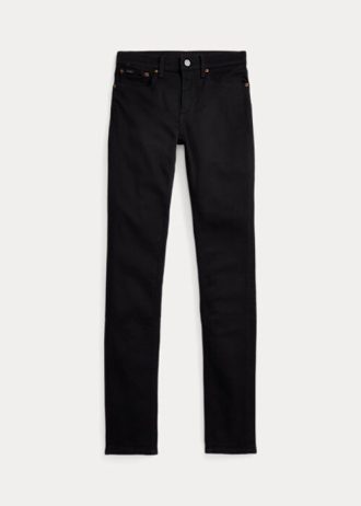 Svarta Ralph Lauren Tompkins Skinny Jeans för kvinnor