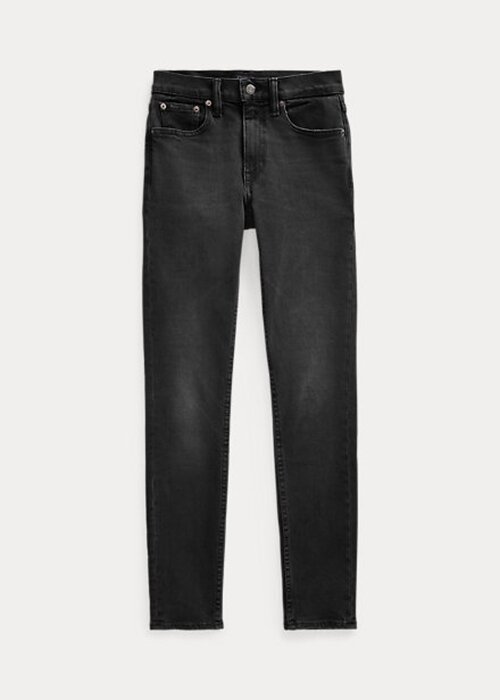 Svarta Ralph Lauren Tompkins Skinny Jeans för kvinnor Svarta Ralph Lauren Tompkins Skinny Jeans för kvinnor