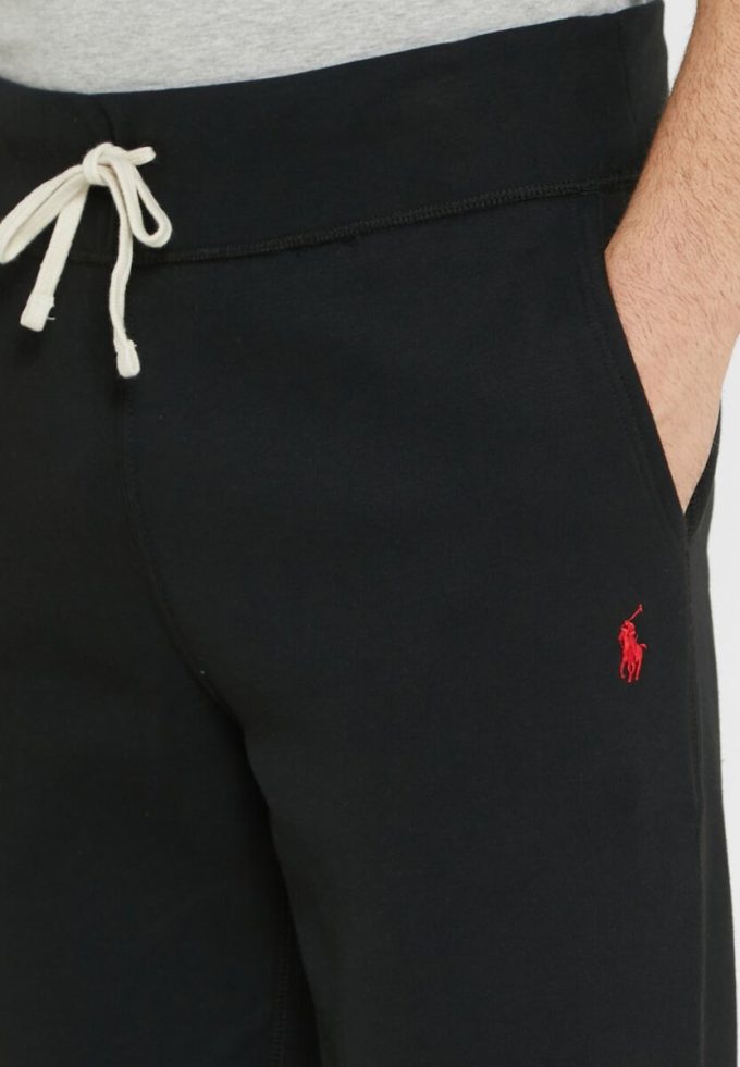 Svarta Ralph Lauren träningsbyxor med dragsko för män Svarta Ralph Lauren träningsbyxor med dragsko för män