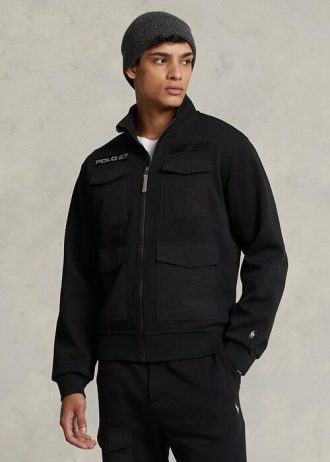 Svarta Ralph Lauren vattenavvisande hybridjackor för män