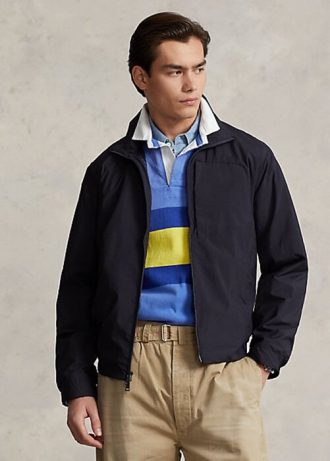 Svarta Ralph Lauren vattenavvisande packbara jackor för män