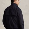 Svarta Ralph Lauren vattenavvisande packbara jackor för män Svarta Ralph Lauren vattenavvisande packbara jackor för män