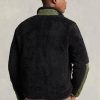 Svarta Ralph Lauren vindskyddande hybridjackor för män Svarta Ralph Lauren vindskyddande hybridjackor för män