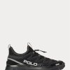Svarta / Svarta Ralph Lauren Adventure 300LT Sneakers för män