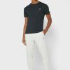 Svarta t-shirts med rund hals för män Ralph Lauren bröstlogotyp Svarta t-shirts med rund hals för män Ralph Lauren bröstlogotyp