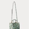 Turkos Ralph Lauren Ralph Lauren Faux-Snakeskin Medium Marcy Satchel-väskor för kvinnor Turkos Ralph Lauren Ralph Lauren Faux-Snakeskin Medium Marcy Satchel-väskor för kvinnor