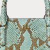 Turkos Ralph Lauren Ralph Lauren Faux-Snakeskin Medium Marcy Satchel-väskor för kvinnor Turkos Ralph Lauren Ralph Lauren Faux-Snakeskin Medium Marcy Satchel-väskor för kvinnor