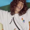Vit Multi Ralph Lauren Pride Canvas Handväska för kvinnor Vit Multi Ralph Lauren Pride Canvas Handväska för kvinnor