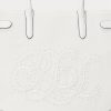 Vit/vit dam Ralph Lauren Eyelet Canvas Stora Devyn tygpåsar Vit/vit dam Ralph Lauren Eyelet Canvas Stora Devyn tygpåsar