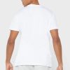 Vita herr Ralph Lauren logotyp T-shirts med rund hals Vita herr Ralph Lauren logotyp T-shirts med rund hals