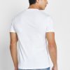 Vita herr Ralph Lauren logotyp T-shirts med rund hals Vita herr Ralph Lauren logotyp T-shirts med rund hals