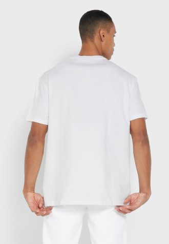 Vita herr Ralph Lauren logotyp T-shirts med rund hals Vita herr Ralph Lauren logotyp T-shirts med rund hals