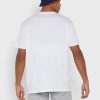Vita herr Ralph Lauren logotyp T-shirts med rund hals