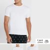 Vita Ralph Lauren 2-pack t-shirts med rund hals för män Vita Ralph Lauren 2-pack t-shirts med rund hals för män