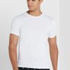 Vita Ralph Lauren 2-pack t-shirts med rund hals för män Vita Ralph Lauren 2-pack t-shirts med rund hals för män