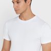 Vita Ralph Lauren 2-pack t-shirts med rund hals för män Vita Ralph Lauren 2-pack t-shirts med rund hals för män
