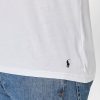 Vita Ralph Lauren 2-pack T-shirts med V-hals för män Vita Ralph Lauren 2-pack T-shirts med V-hals för män