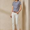 Vita Ralph Lauren 400 Matchstick-jeans för kvinnor Vita Ralph Lauren 400 Matchstick-jeans för kvinnor