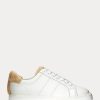 Vita Ralph Lauren Angeline IV Action Läder Sneakers för kvinnor Vita Ralph Lauren Angeline IV Action Läder Sneakers för kvinnor