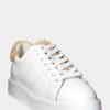 Vita Ralph Lauren Angeline IV Action Läder Sneakers för kvinnor Vita Ralph Lauren Angeline IV Action Läder Sneakers för kvinnor