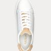 Vita Ralph Lauren Angeline IV Action Läder Sneakers för kvinnor Vita Ralph Lauren Angeline IV Action Läder Sneakers för kvinnor