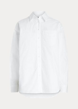 Vita Ralph Lauren bomullströjor för kvinnor