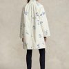 Vita Ralph Lauren Canvasrockar med blommotiv för kvinnor Vita Ralph Lauren Canvasrockar med blommotiv för kvinnor