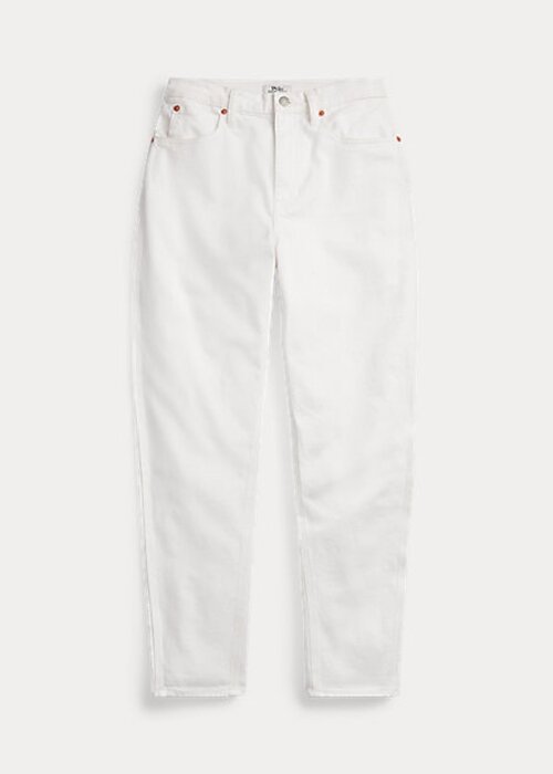Vita Ralph Lauren Carrot Jeans för kvinnor Vita Ralph Lauren Carrot Jeans för kvinnor