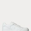 Vita Ralph Lauren Court Sneakers för män