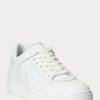 Vita Ralph Lauren Court Sneakers för män