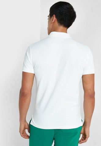 Vita Ralph Lauren Essential pikétröjor för män