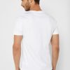 Vita Ralph Lauren Essential T-shirts med rund hals för män