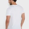 Vita Ralph Lauren Essential T-shirts med rund hals för män