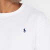 Vita Ralph Lauren Essential T-shirts med rund hals för män Vita Ralph Lauren Essential T-shirts med rund hals för män