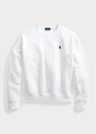 Vita Ralph Lauren fleece sweatshirts för kvinnor