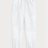 Vita Ralph Lauren fleecefriidrottsbyxor för kvinnor Vita Ralph Lauren fleecefriidrottsbyxor för kvinnor