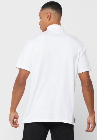 Vita Ralph Lauren grafiska pikétröjor för män
