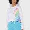 Vita Ralph Lauren grafiska T-shirts för kvinnor Vita Ralph Lauren grafiska T-shirts för kvinnor