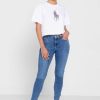 Vita Ralph Lauren grafiska T-shirts med rund hals för kvinnor Vita Ralph Lauren grafiska T-shirts med rund hals för kvinnor